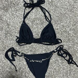 Ellejay Black Bikini Set